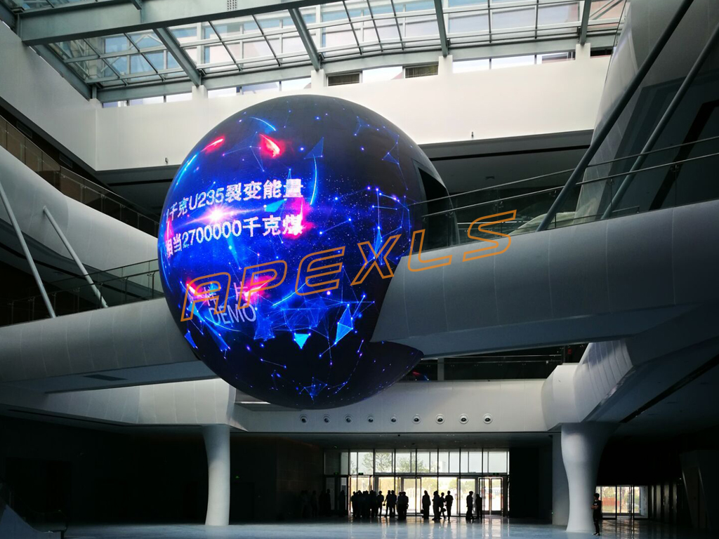 秦山核电站直径8米LED球形显示屏