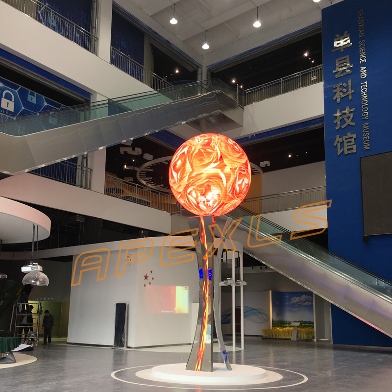 山东省P4MM直径2米LED球形显示屏