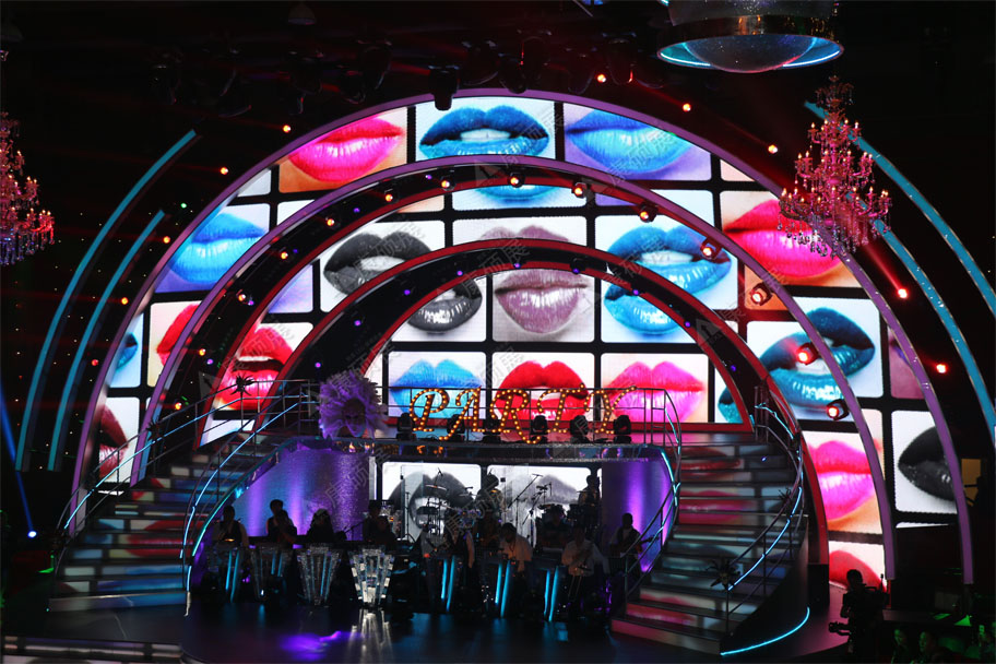 上海东方卫视彩虹LED舞台显示屏