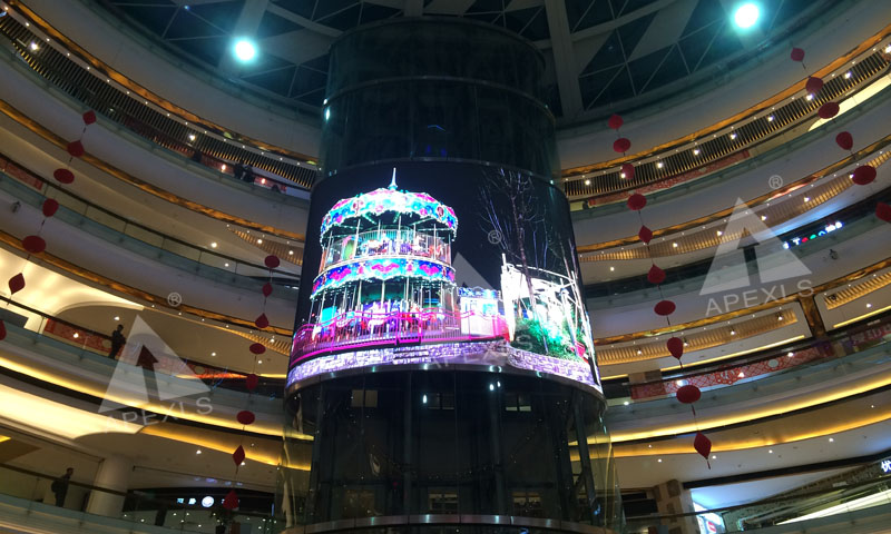 中山P5全彩色贴片LED节能显示屏