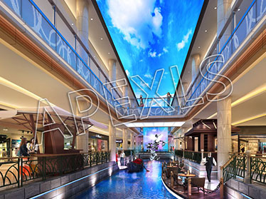 康硕展LED天幕屏 演绎主题梦幻光影世界