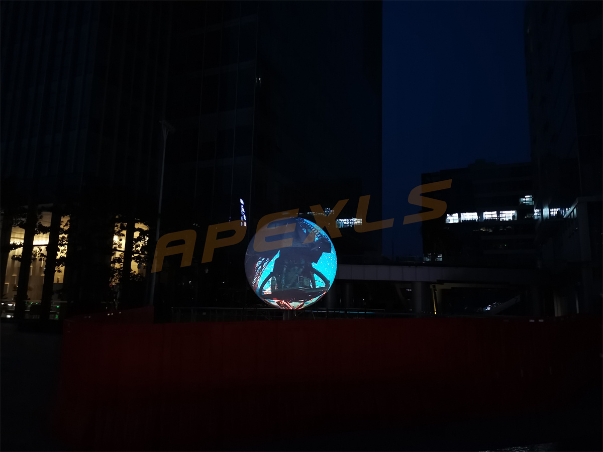 广州直径3米户外创意LED圆球屏