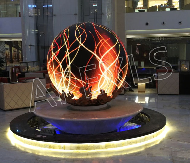 中山星空联盟集团P6MM球形LED显示屏