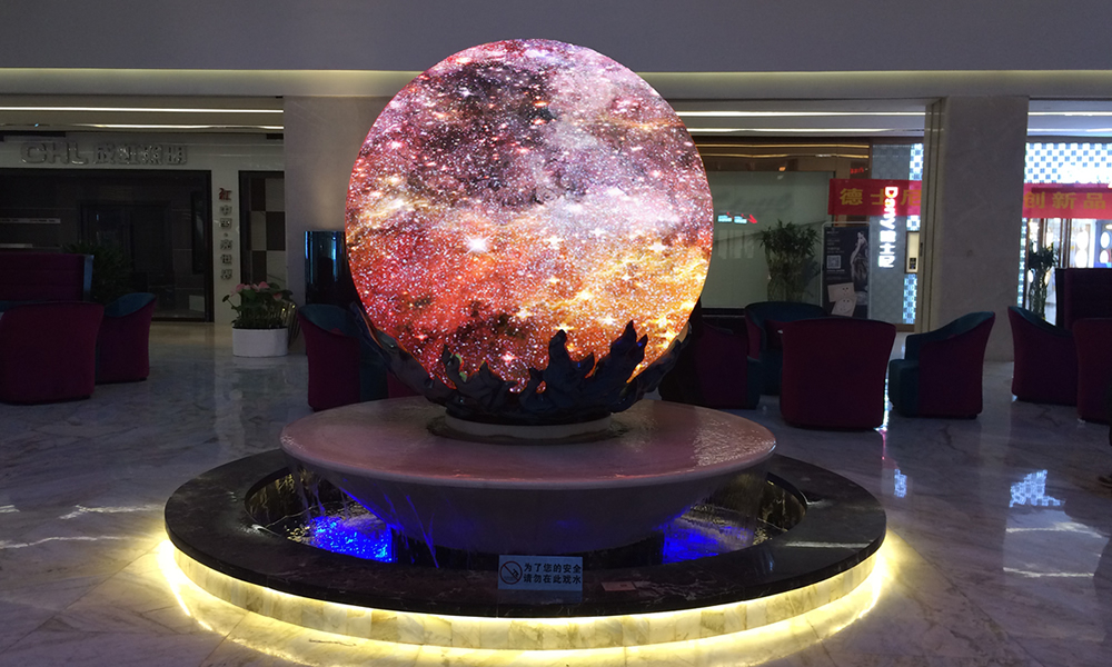 中山星空联盟集团P6MM球形LED显示屏