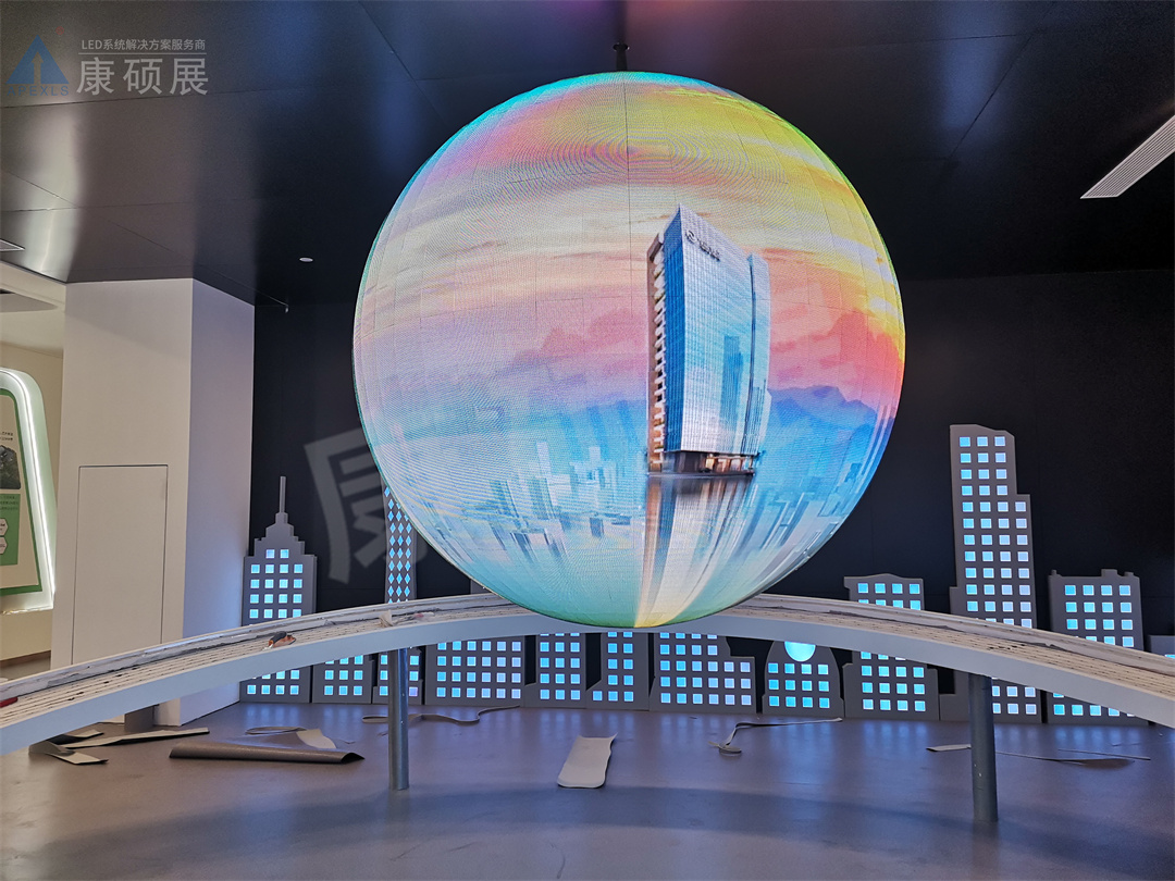广州黄埔P2球形屏案例