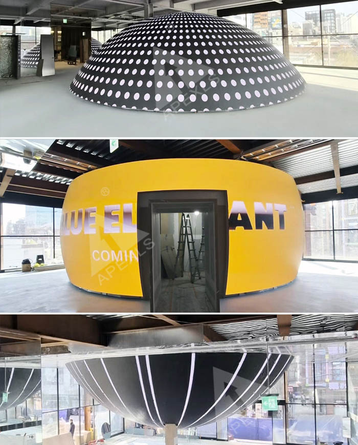 首尔康硕展直径11米LED球形屏