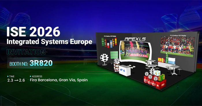 ISE 2026新年首展：康硕展全矩阵LED方案解锁新场景