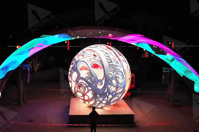 “数字夜游”启幕！康硕展LED创意屏精彩亮相惠阳淡水墟文化特色街